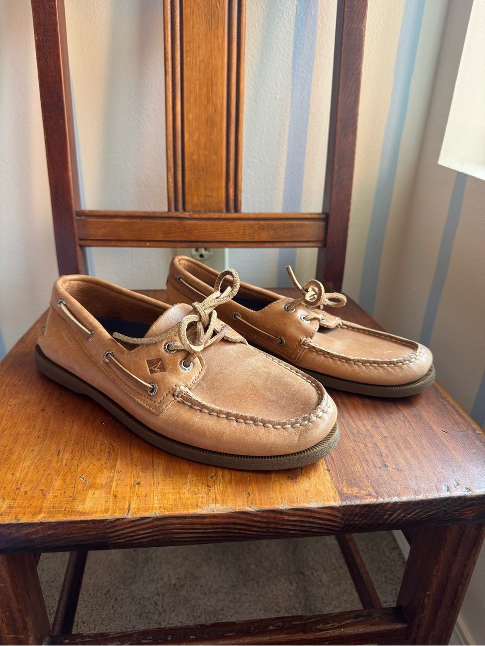Sperry Men's Tan Leather Classic Boat Shoes